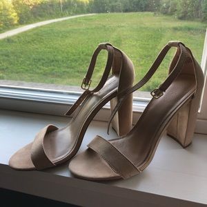 Charlotte Russe Nude High Heels | Women’s 8